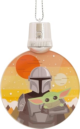 Hallmark Star Wars The Mandalorian y Grogu - Adorno navideño con luz disponible en Yaxa Peru