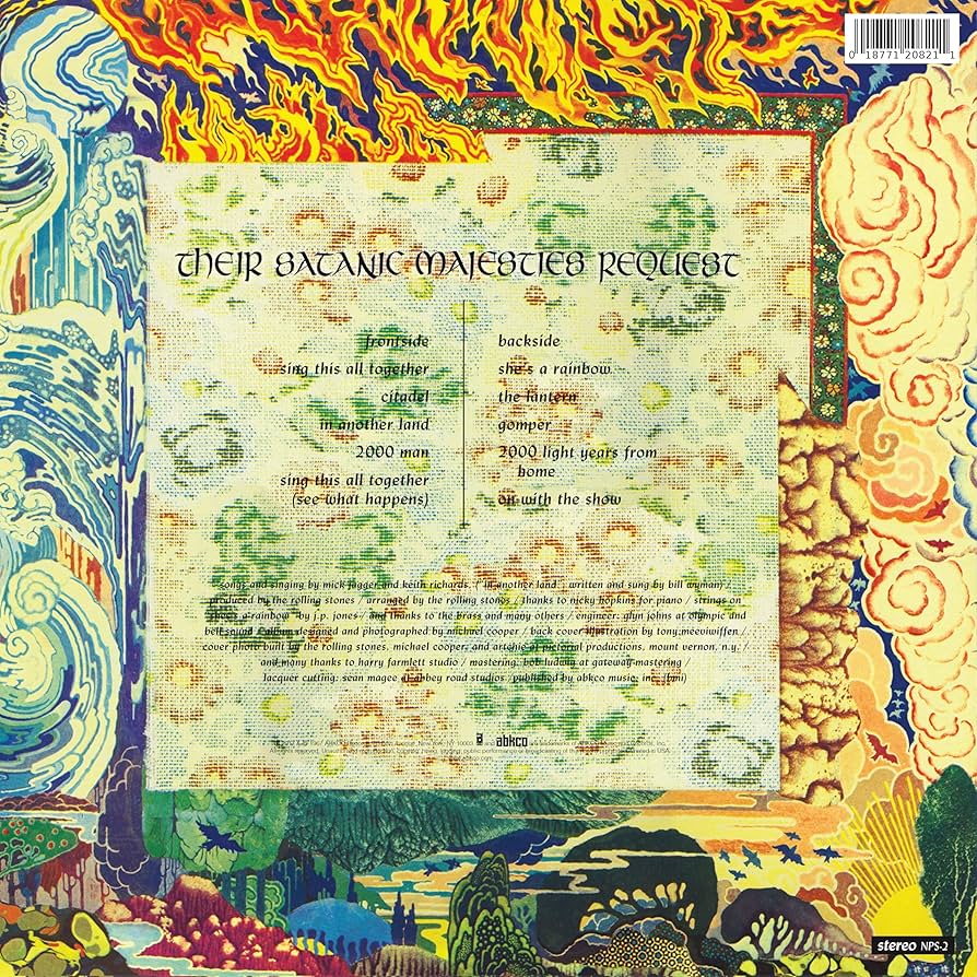 初回UK盤/Their Satanic Majesties Request ローリング・ストーンズ UK盤THEIR SATANIC MAJESTIES REQUEST