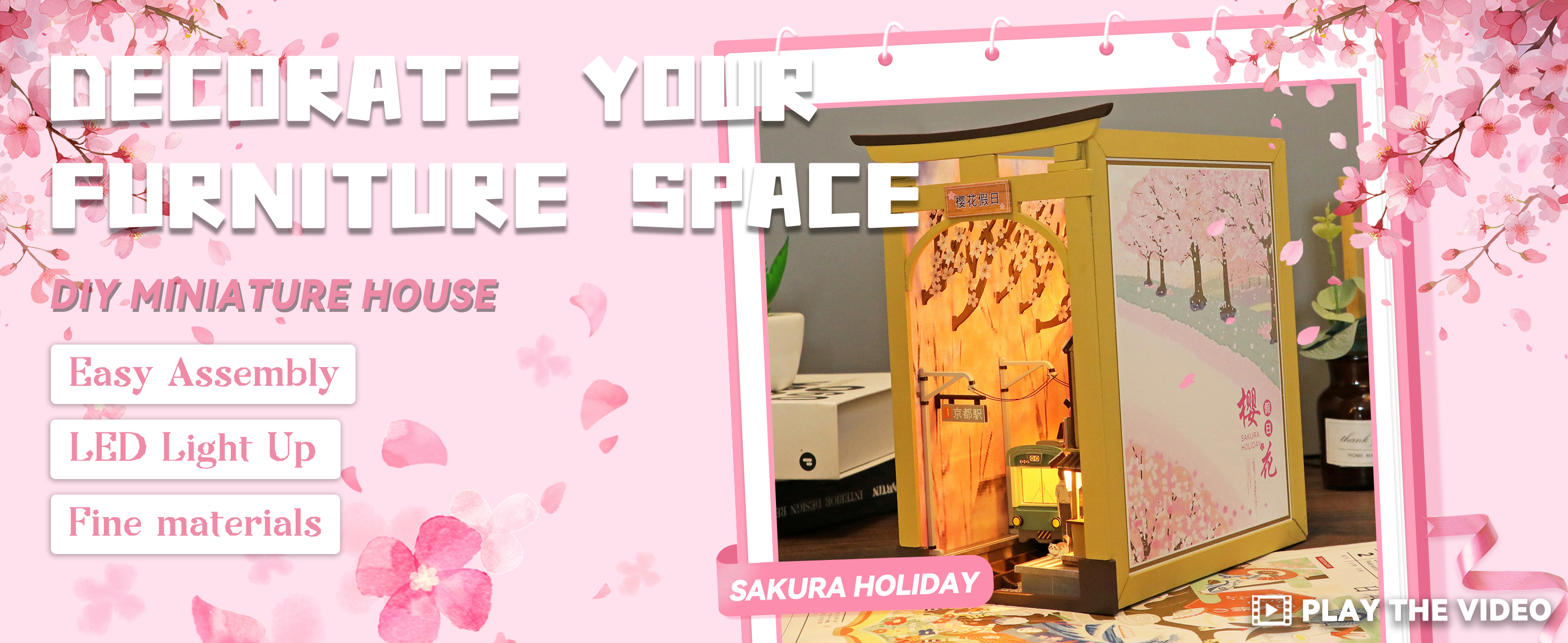 Amazon.com: Flever Dollhouse DIY Book Nook Miniature Kit, DIY