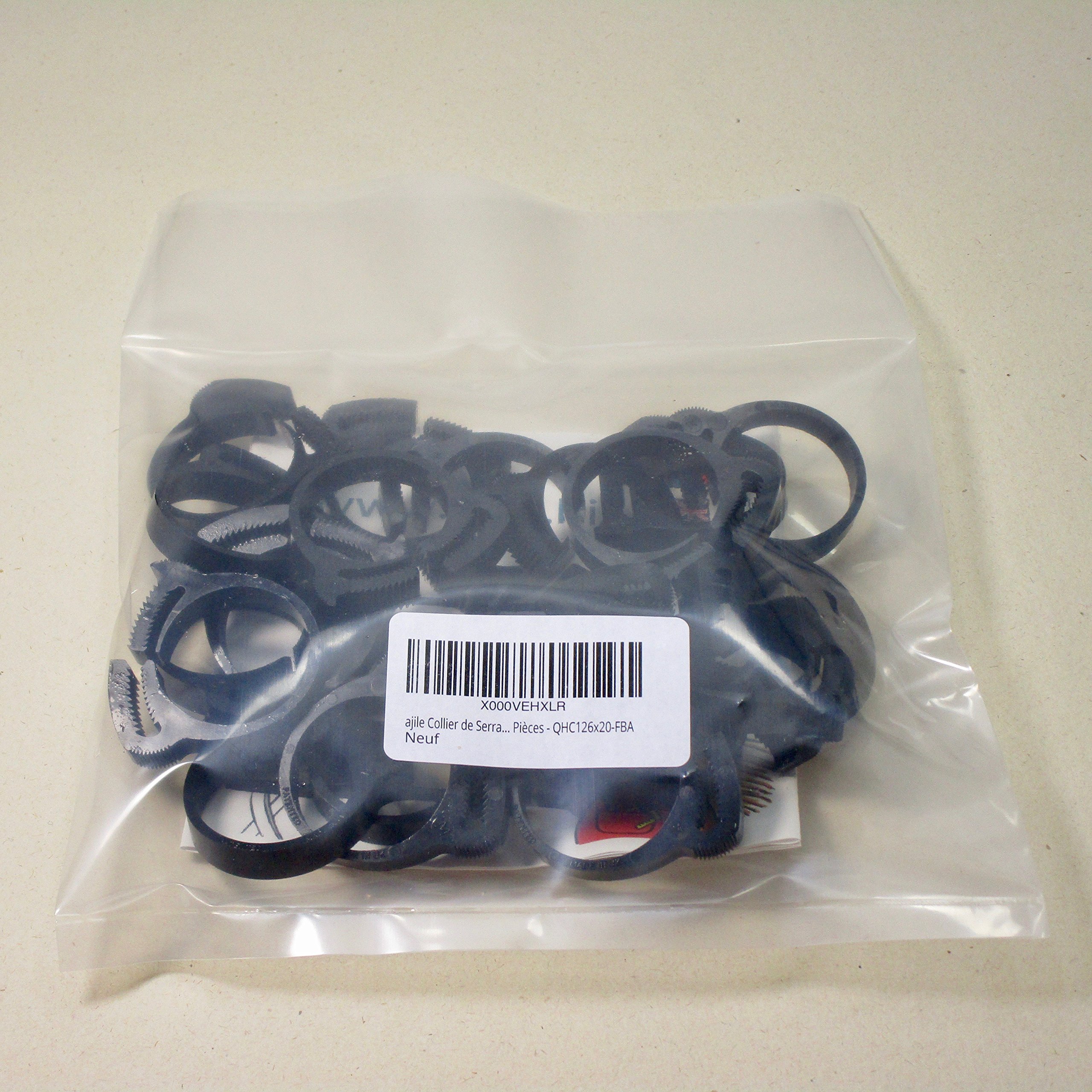 HINZIC Nylon-Schlauchschellen 35 Stück – Verstellbar 6,1–6,5 Mm, Ohne Werkzeug Montierbar, Für Kraftstoff & Sanitär