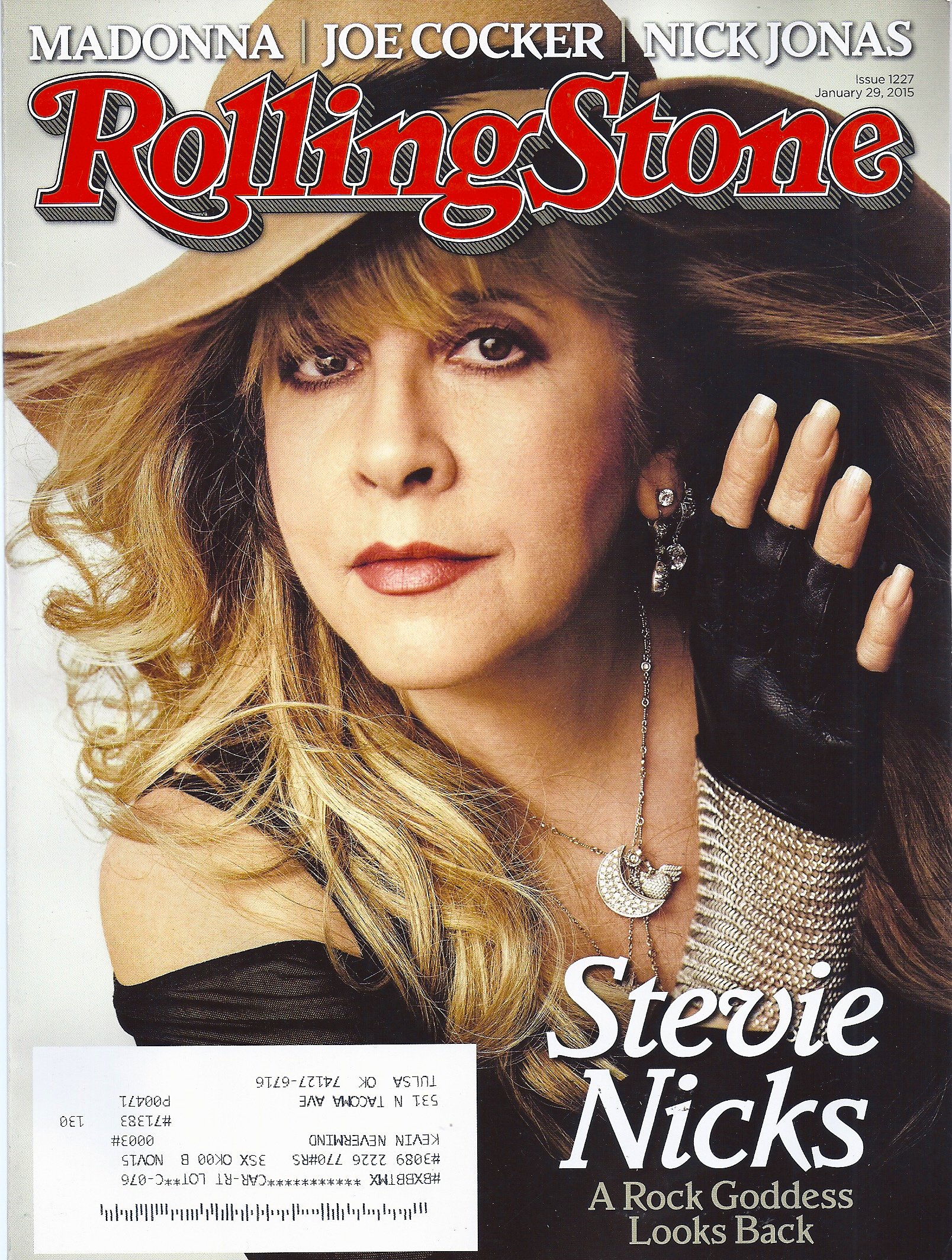 Stevie Nicks * Madonna * Joe Cocker * Nick Jonas * Marilyn Manson * Rolling Stone Magazine