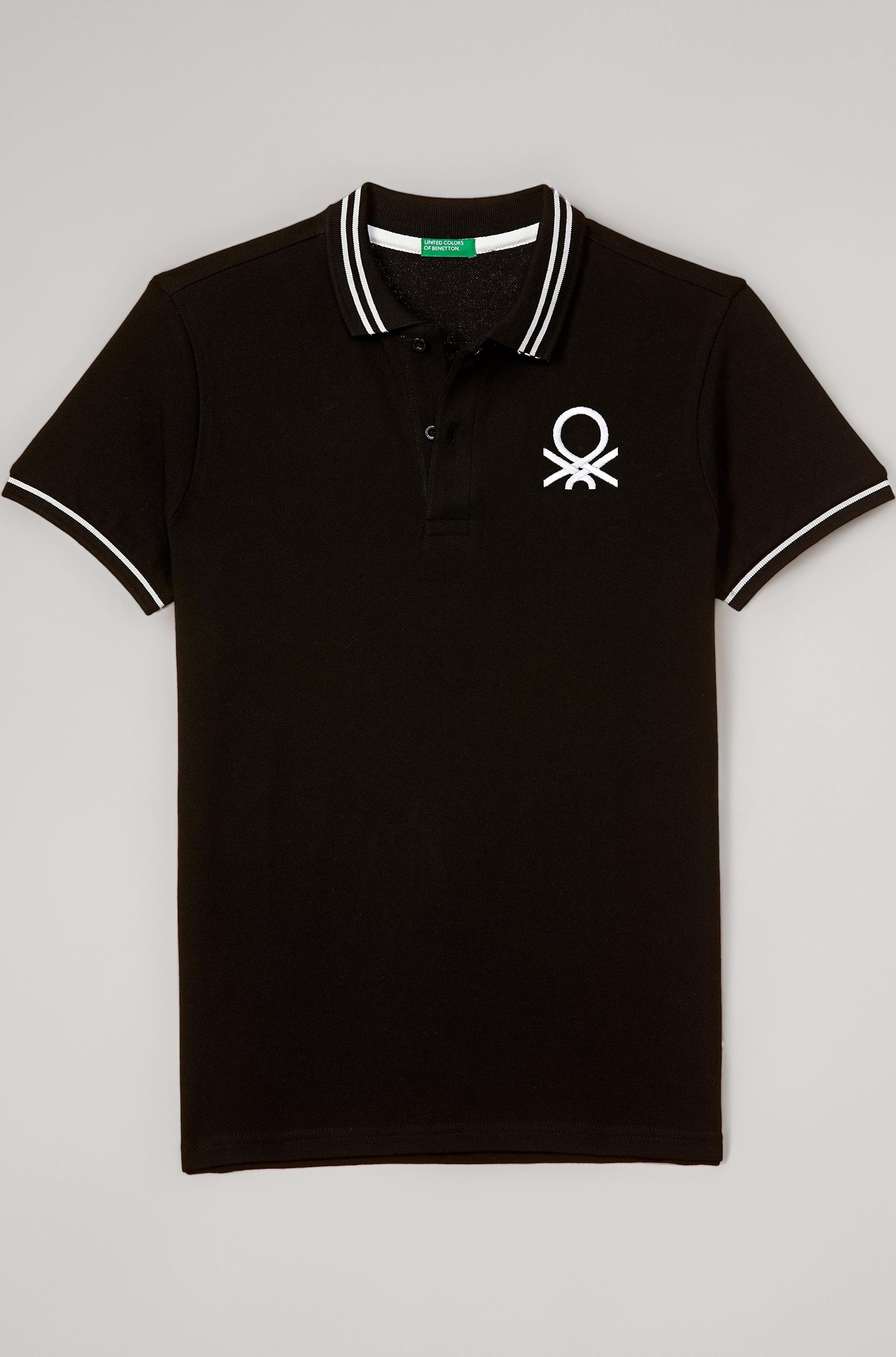 United Colors of Benetton Boy's Cotton Regular Fit Polo T-Shirt