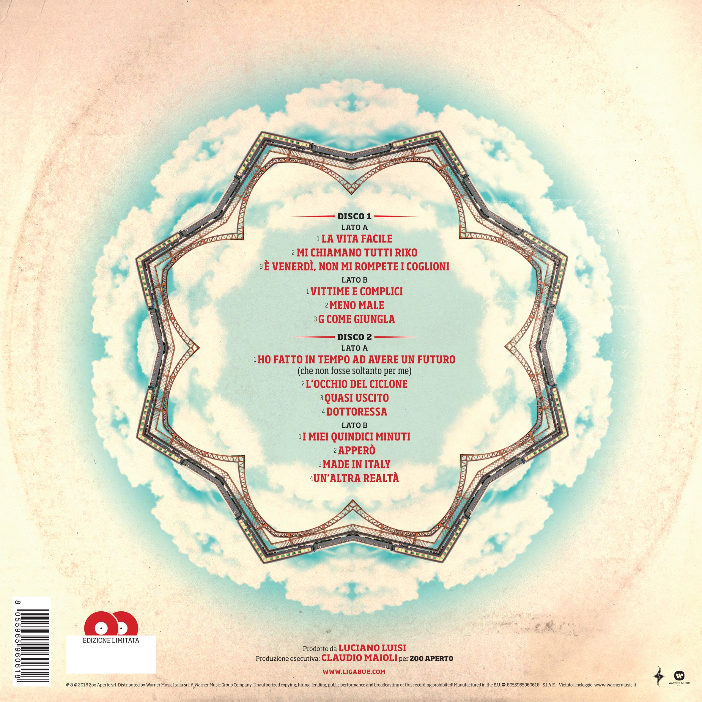 (VINYL LP) Made In Italy Limited Edition Numbered