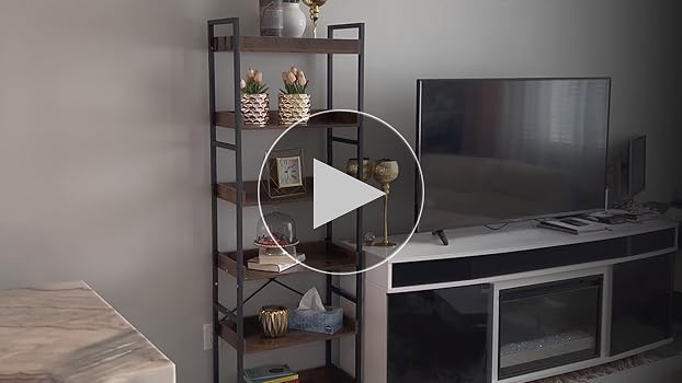 HOUSE INDUSTRIES カリモク　シェルフ Amazon.com: HCHQHS Adjustable 6 Tier Open Bookcase, Rustic