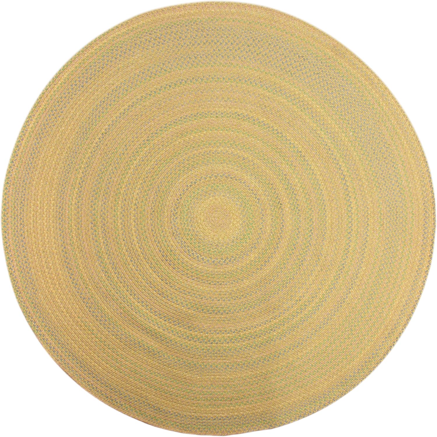 ITM Brookline Taupe Indoor/Outdoor Reversible Braided Rug