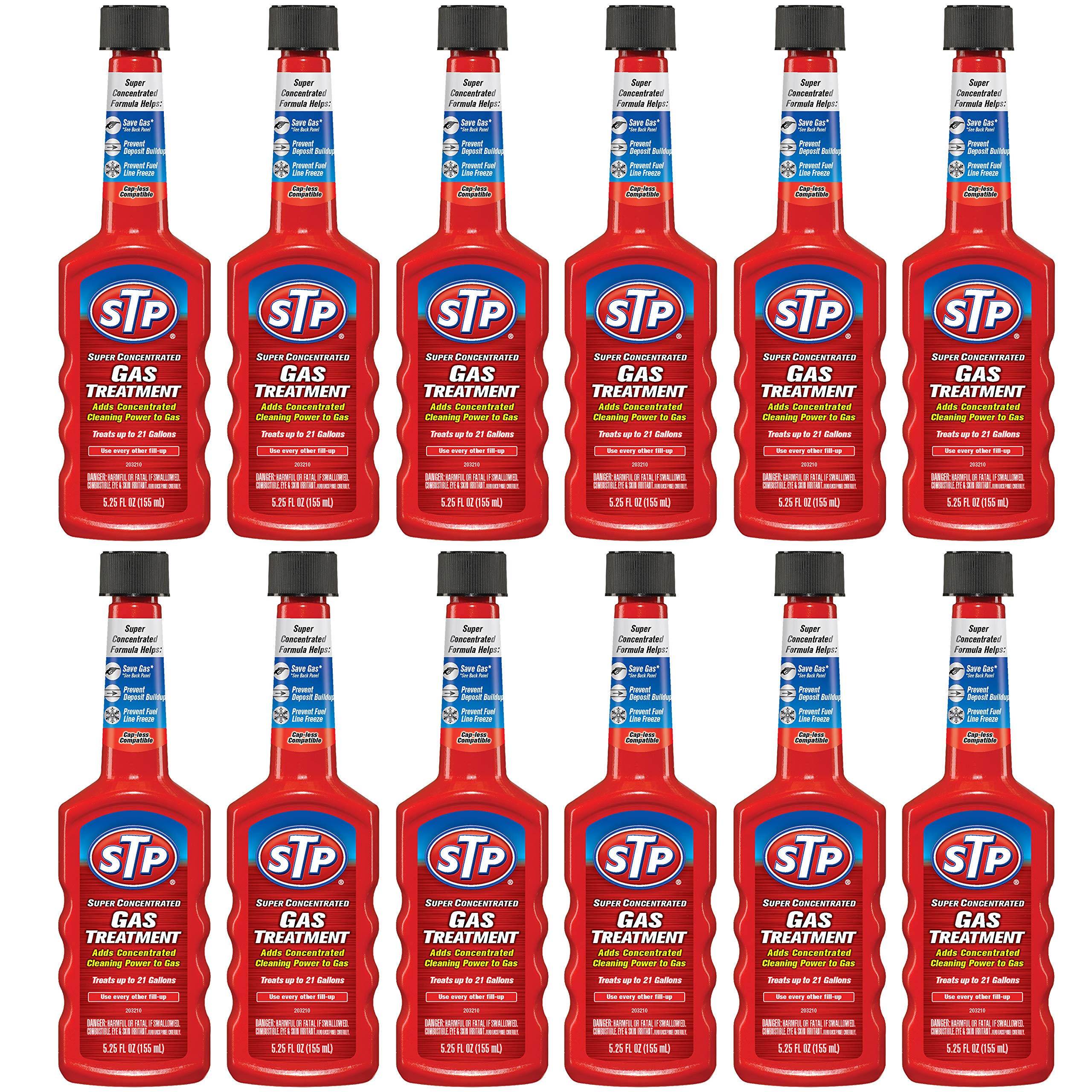Photo 1 of STP Fuel Intake System Cleaner , 5.25 Fl Oz Each, 12 Pack Gas Treatment (Super Concentrated)