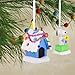 Hallmark Peanuts Snoopy and Holiday Doghouse Christmas Ornaments, Set of 2