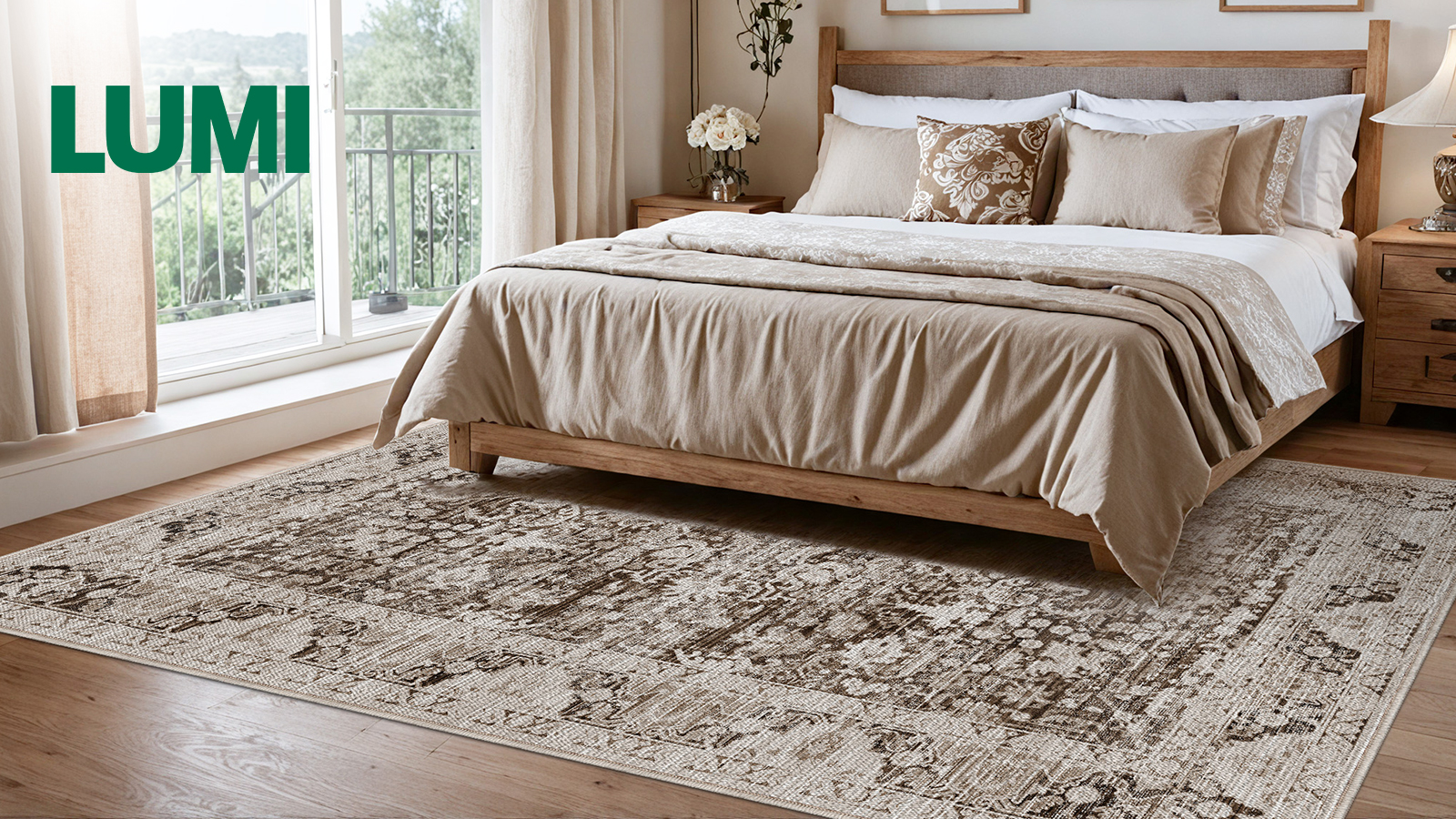 Amazon.com: LUMI 8x12 Washable Area Rug for Living Room, Ultra