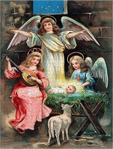 Miniatura 1 de YINGJIEKISSU Angels Surrounding The Christ Child - Rompecabezas de 1000 piezas para adultos