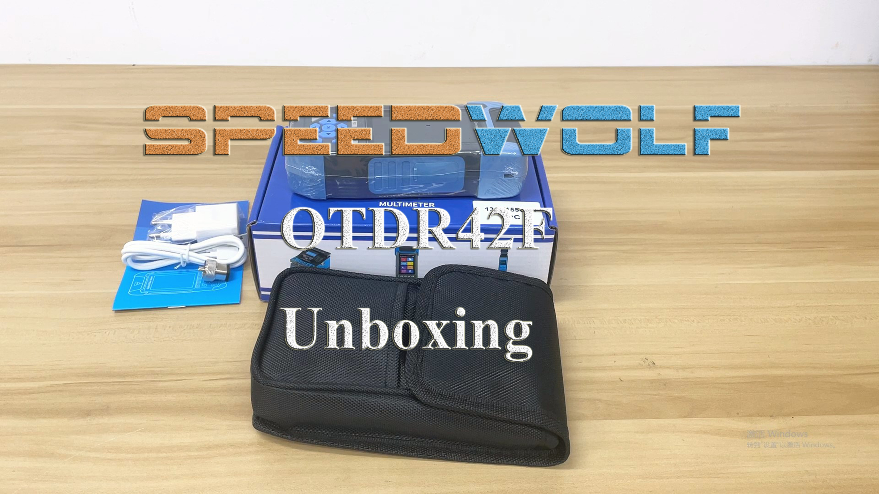 Image of SPEEDWOLF 1310 /1550nm 24 /22dB Handheld 8in1 OTDR +EventMap+IL Test+VFL+OPM+OLS+RJ45 Sequence+Flashlight 3.5 inch ColorScreen 60km Fiber Optic Tester with SC /FC(UPC)+ LC (UPC /APC) Adapter(OTDR42F-T1)