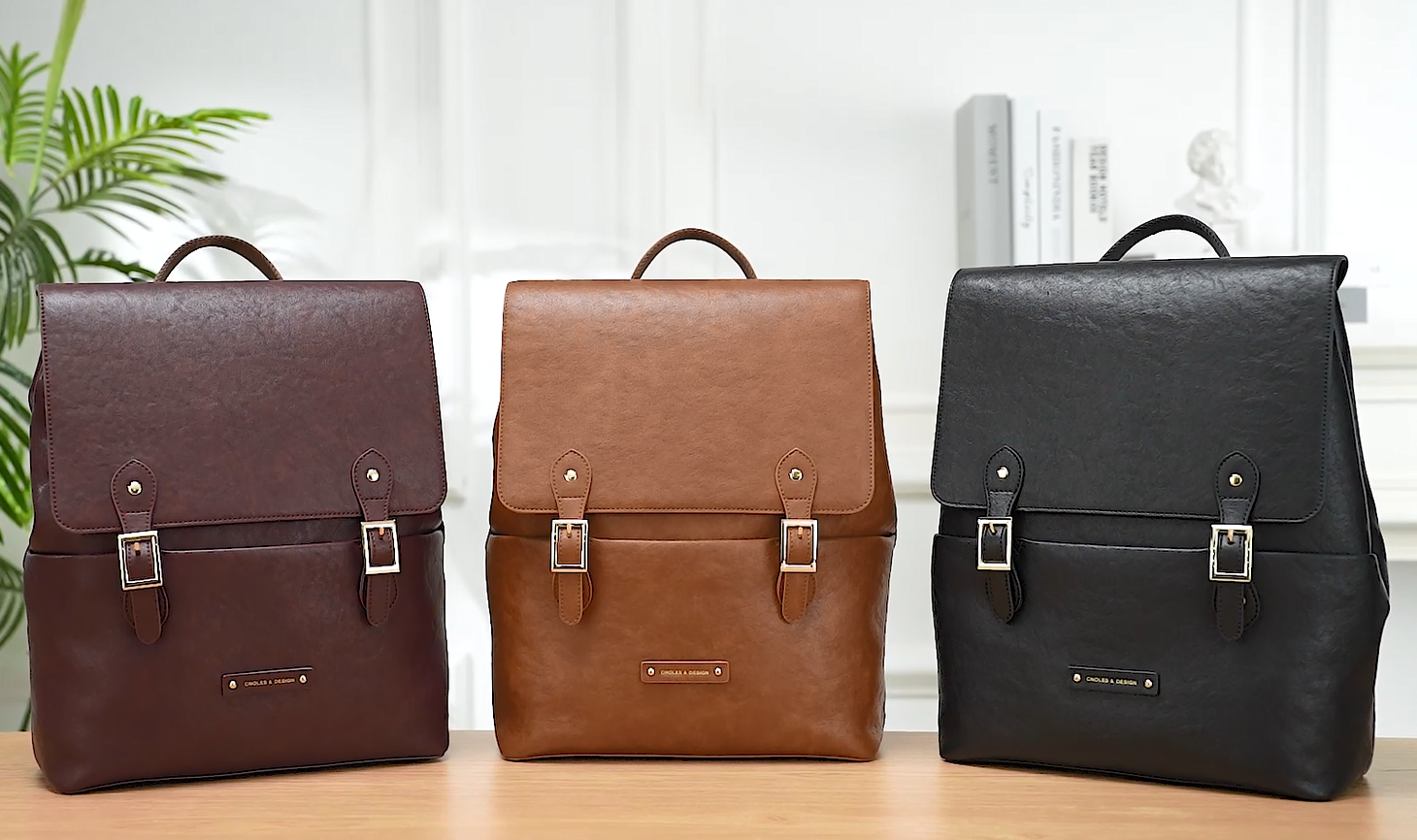 cheap leather backpack womens Cnoles Women Purse Fashion Vintage Casual Travel Bag Question for all you Inside the main compartment Size:2.7