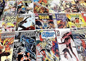 Premium Comic Books Gift Pack - 24 Collection - MARVEL ONLY - Superheroes Comics Grab Bag