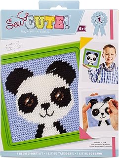 ColorBok Sew Cute Needlepoint Kit: Adorable Paul Panda Design