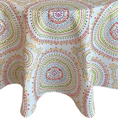 Miniatura 6 de Newbridge - Manteles de tela resistentes a la suciedad para interiores y exteriores con estampado contemporáneo