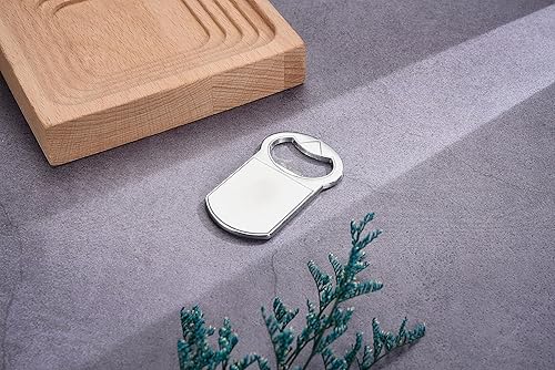 Miniatura 7 de Abrebotellas con imán de sublimación para nevera, regalos de fotos personalizados, transferencia de calor para recuerdos de fiesta, boda, Bestman,