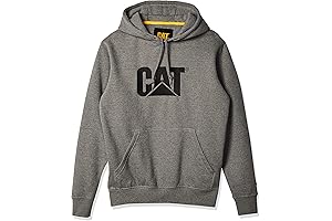 Caterpillar Men's Trademark Hooded Sweatshirt: Comfort and Durability for the Modern Man