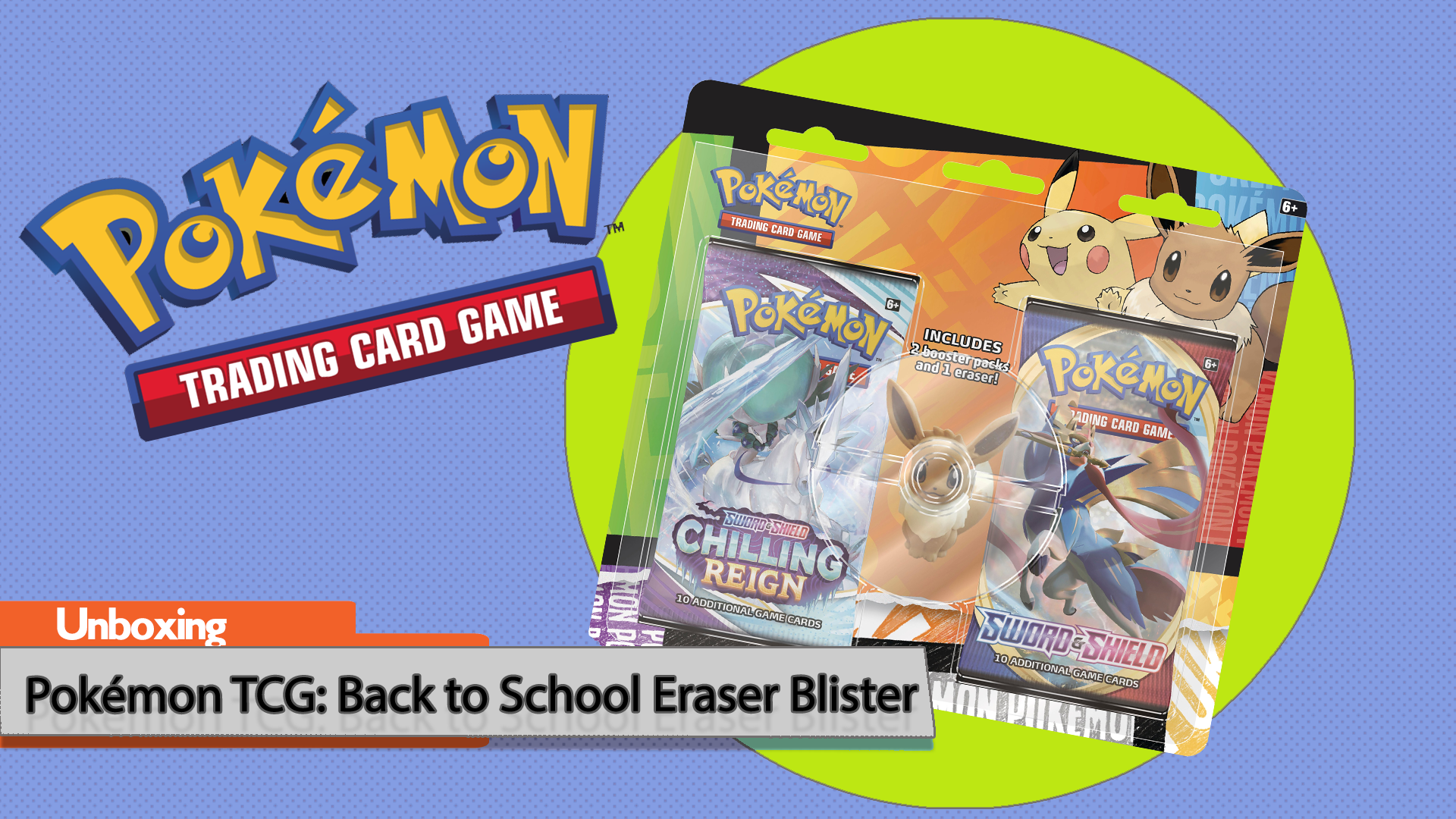 Watch Unboxing The Pokemon TCG: Back to School Eraser Blister on Amazon Live