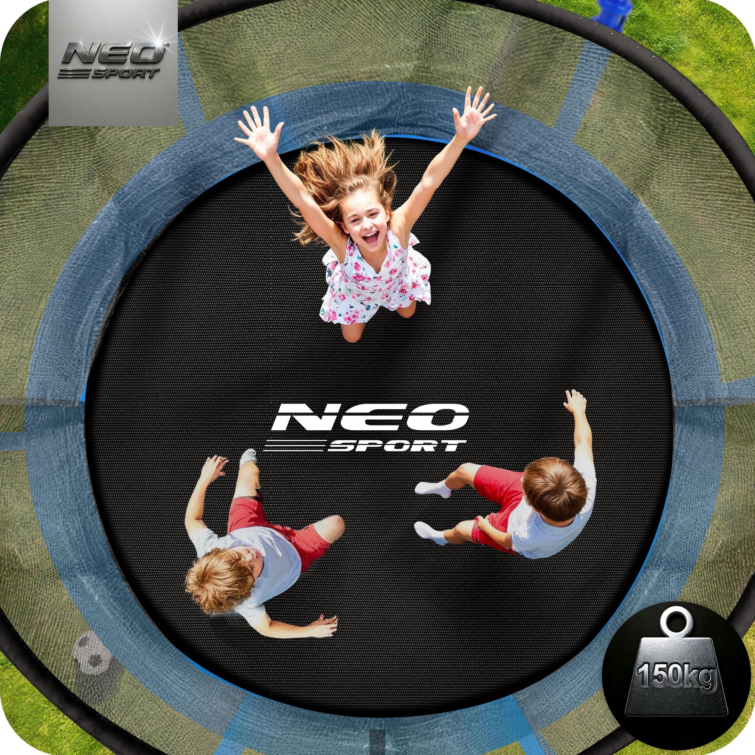 Trampoline pour enfants pour jardin 140 cm (4,5 pi) de Neo-Sport Trampoline pour enfants pour jardin 140 cm (4,5 pi) de Neo-Sport