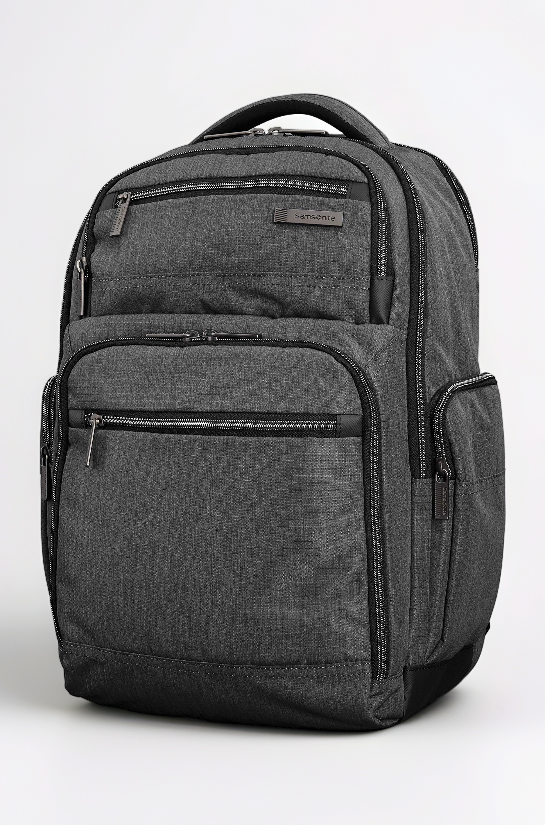Modern Utility Double Shot Laptop Backpack (Charcoal Heather)