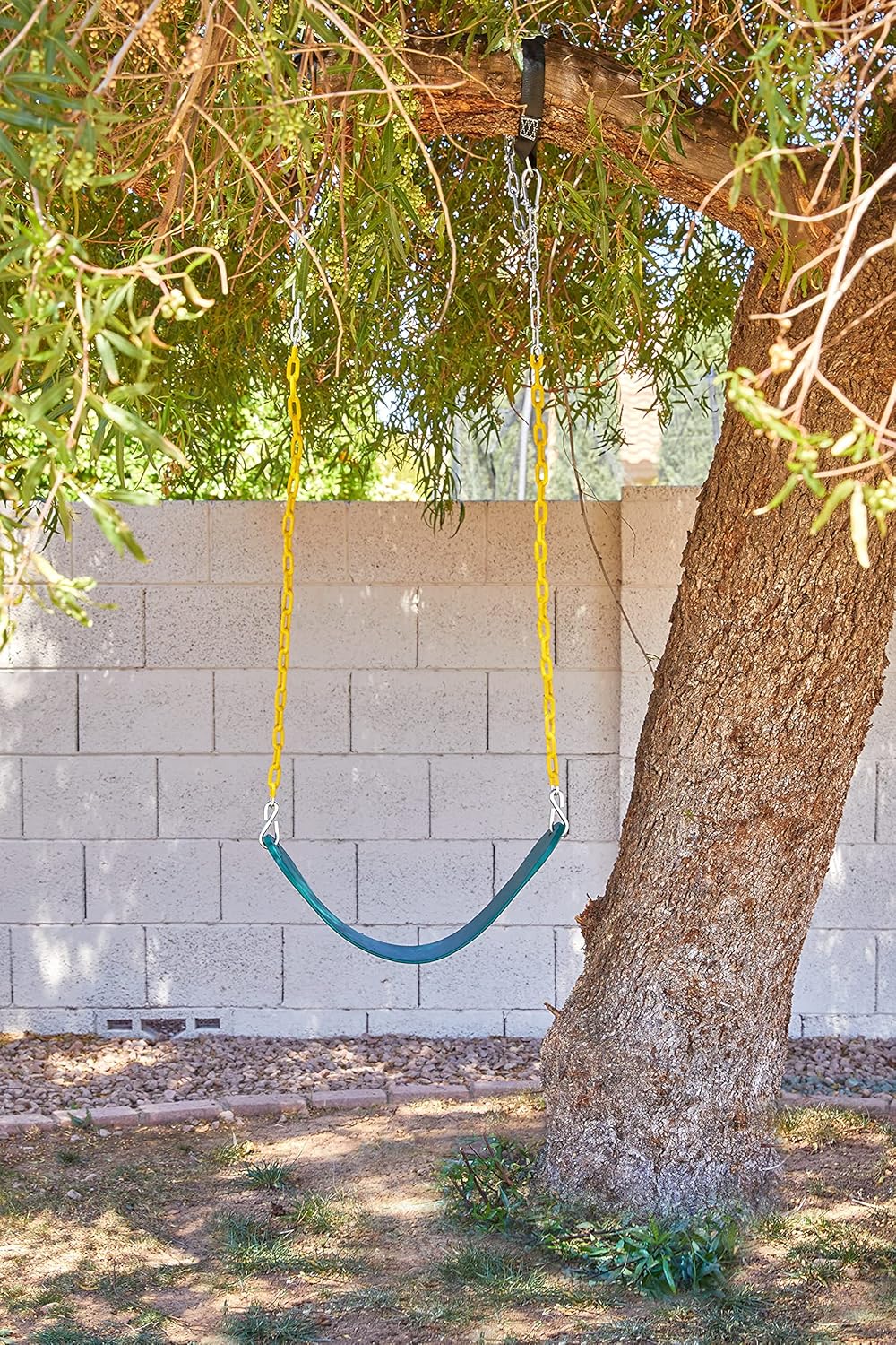 TURFEE 3 Pack Green Swing Seats Heavy Duty with 66" Chain, Swing Set Accessories Replacement with Snap Hooks for Kids Outdoor Play Playground, Trees, Swing Set, Backyard (Limit 250lb) : Toys & Games