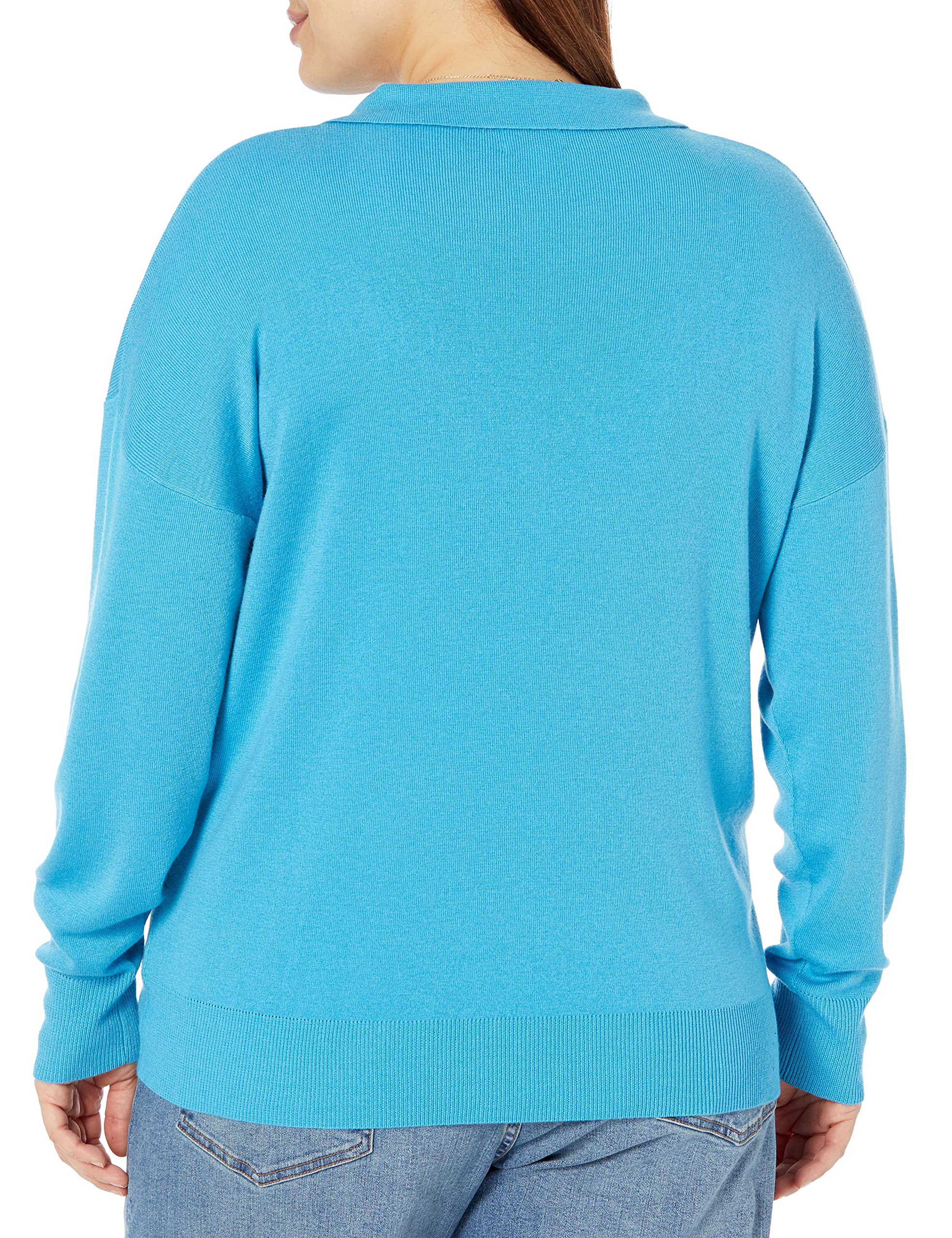 The Drop Women's Meena Loose-Fit Sweater Polo