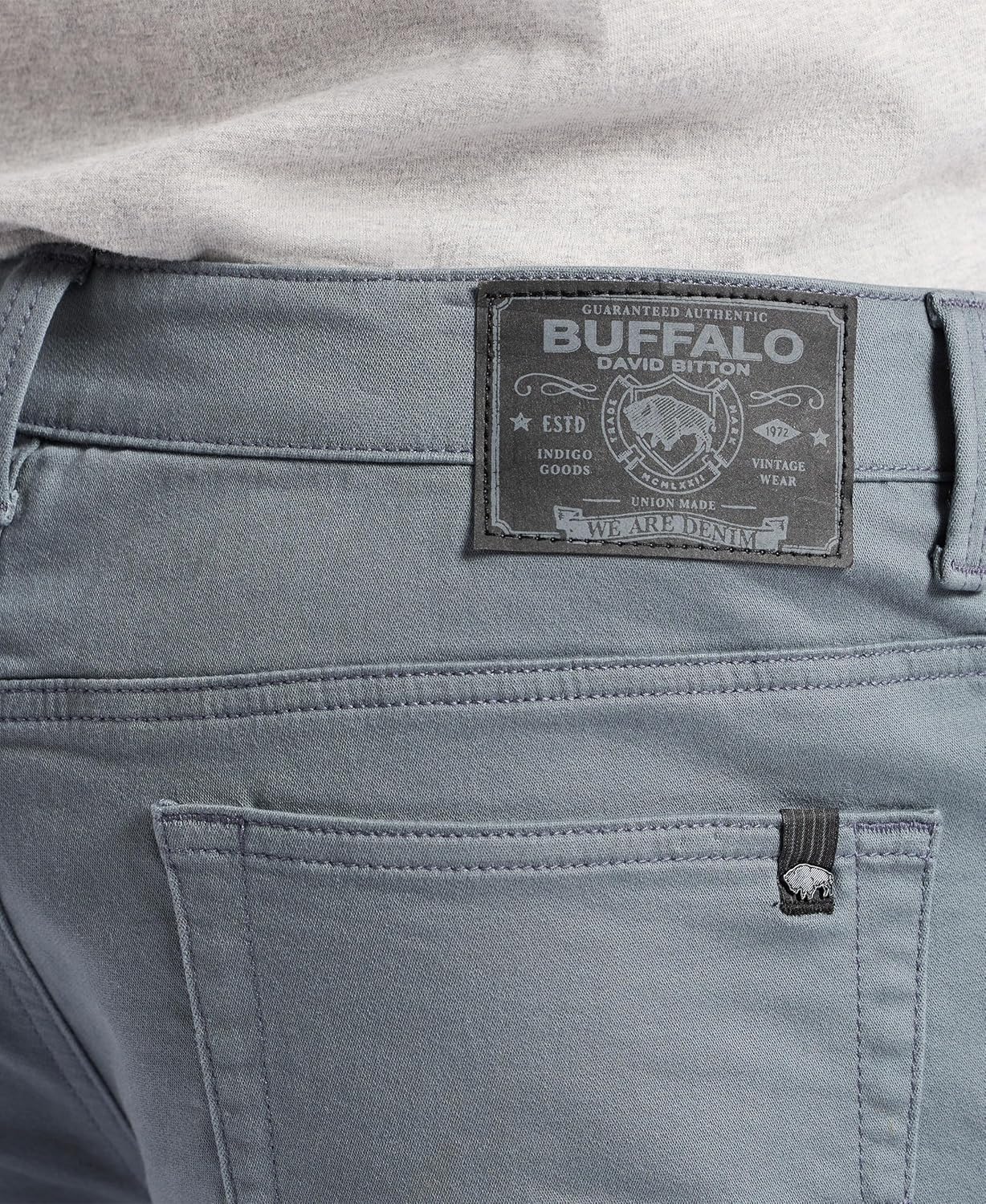 Buffalo David Bitton Mens Non-Denim Relaxed Straight Dean French Terry Shorts with Cotton Blend Stretch - Image 5