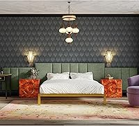 Vista 135 de Jaxx Panelist - Cabecero acolchado moderno, juego de 4 paneles para montar en la pared (cada uno de 11.25 x 38 pulgadas), tamaño King