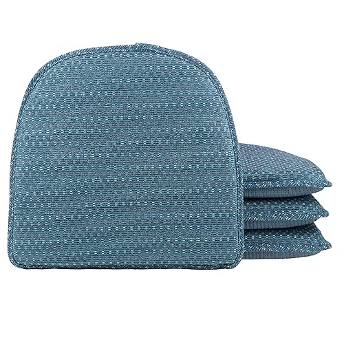 Klear Vu Raindrop The Gripper Non Slip Chair Cushions, Soft