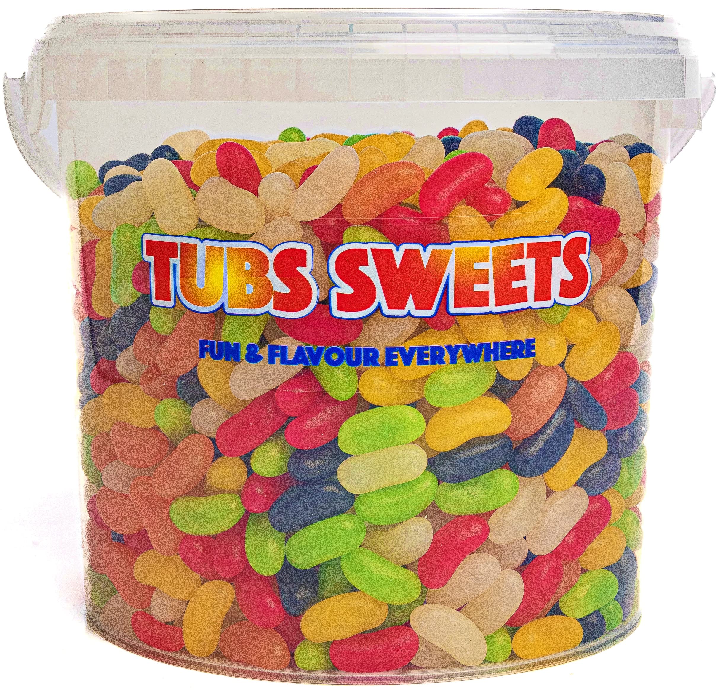 Buy Tubs Sweets Jelly Beans Extra Large 3kg Sweets Tub Chewy, Creamy