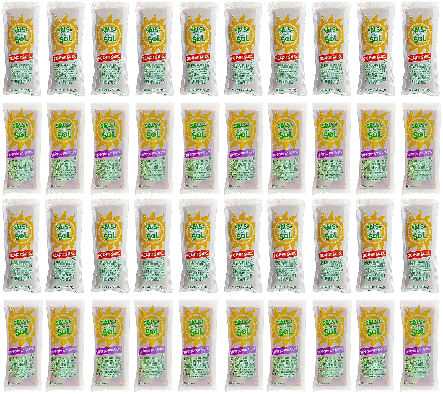 Crait Salsa Del Sol Picante Sauce and Jalapeno Hot Sauce