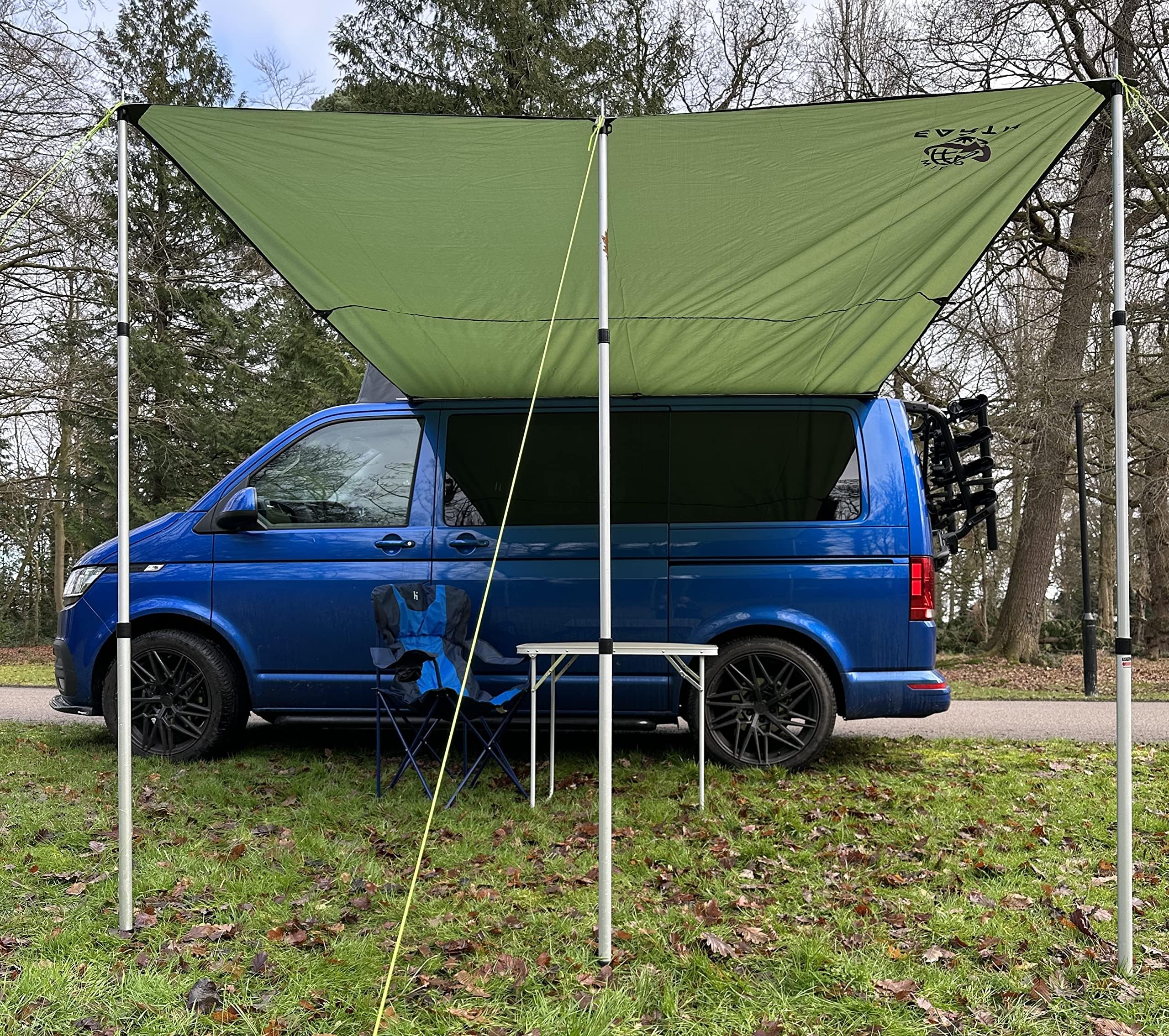 Wild Earth DELUX Sun Canopy Awning for VW Camper Van Motorhome RV 2.4m
