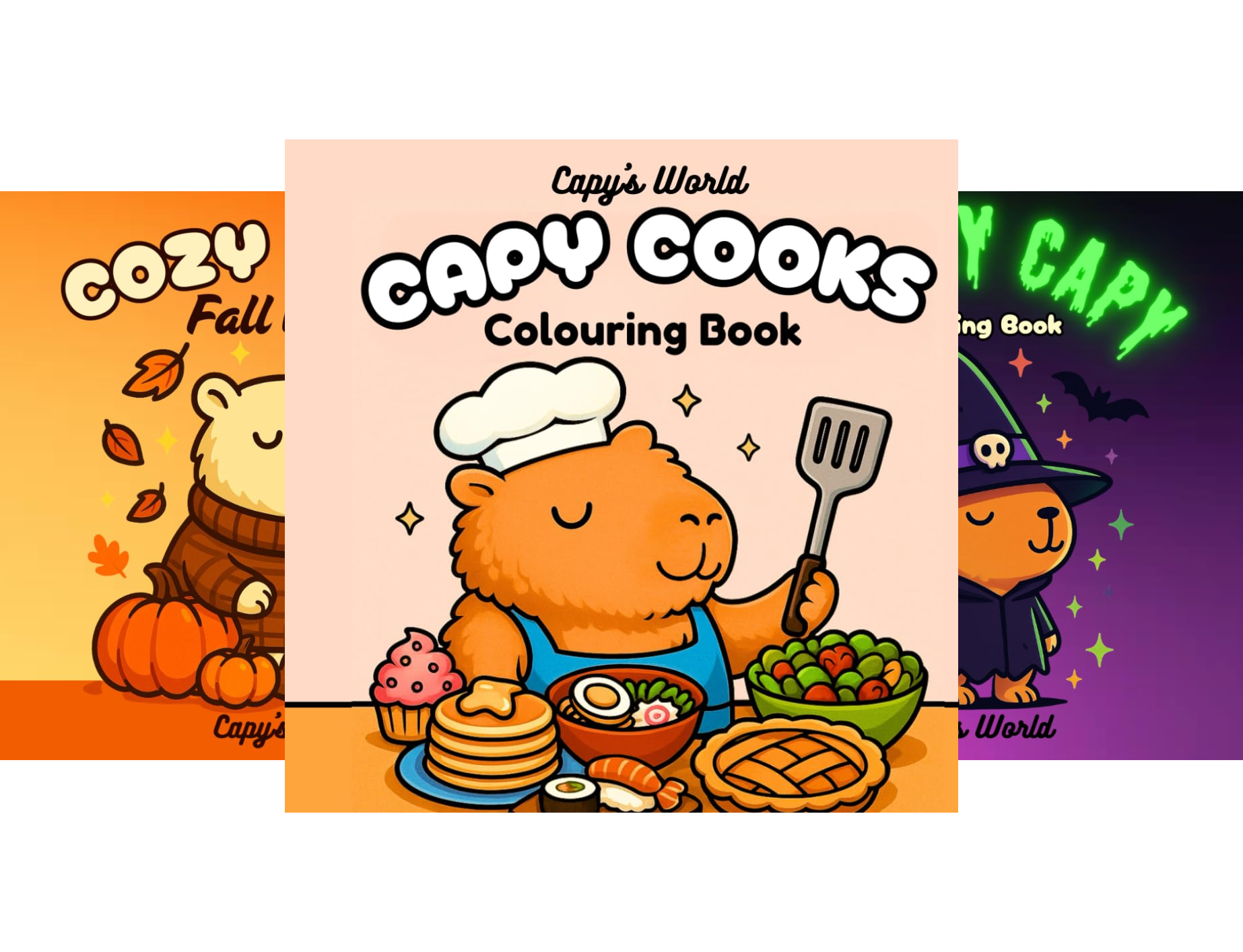 Capy's World Colouring Books Kindle Edition