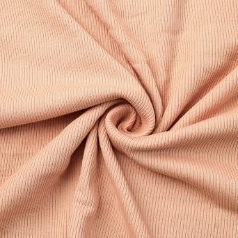 David accessories Knit Ribbing Fabric for Cuffs, 19"x53"Jacket Hoodies Waistbands Neckline Material, for Sweatshirts Costume DIY Sewing Yellow Apricot, 53x19