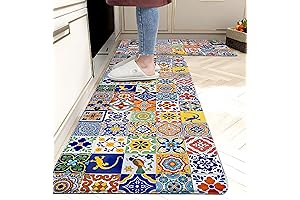 Lively and Durable: Boho Kitchen Rugs Set for a Vibrant Kitchen Space