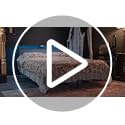 Fluest Queen Bed Frame with Headboard & Footboard, Bed Frame with Built-in Charging Station & LED Light, Storage Shelf, Noise-Free, No Box Spring Needed, Easy Assembly, Classic Black image 7