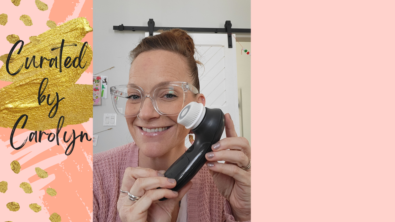 TOUCHBeauty Facial Cleansing Brush being rinsed under running water