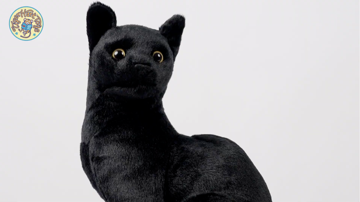 Amazon.com: TigerHart Boone The Black Cat - 13 Inch Stuffed Animal