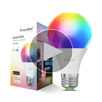 Nanoleaf Essentials A60スマートLED電球 9個入り Nanoleaf Essentials A60スマートLED電球 9個入り