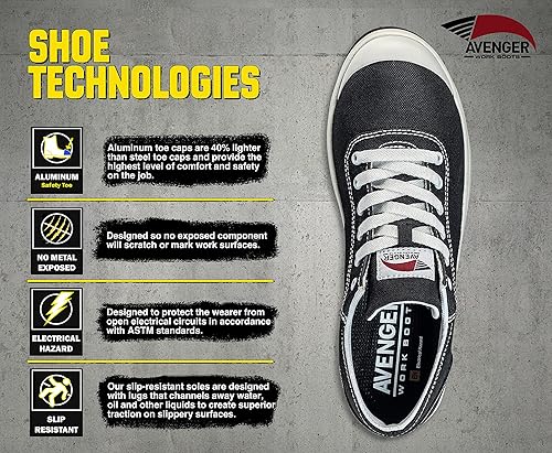 Miniatura 8 de Avenger Work Boots Zapato industrial de caña baja para hombre