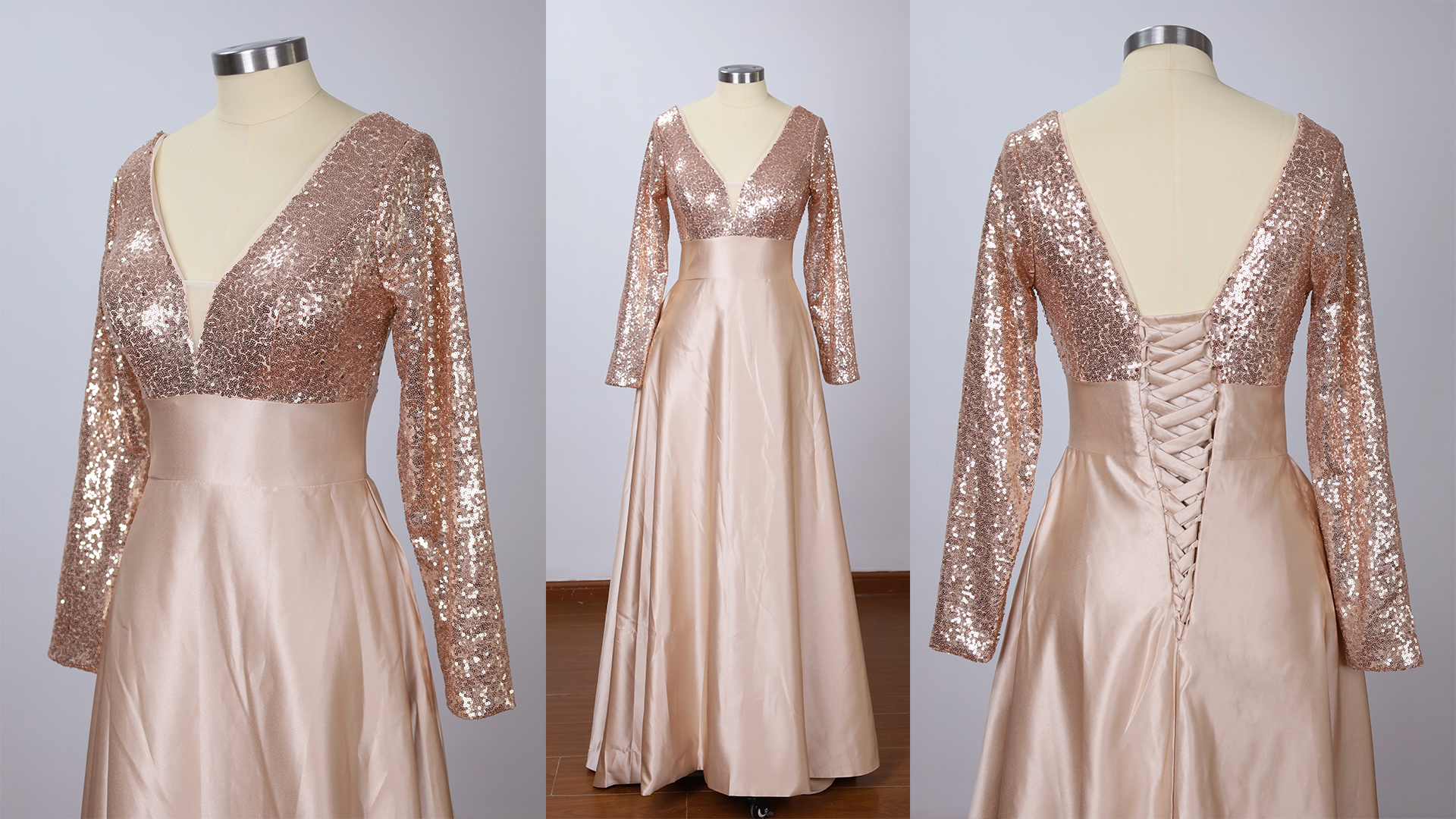 raomiao Sequin Long Prom Dresses for Women Long Sleeve V Neck A-line Pleated Formal Dress with Pockets for Teens Blue 2 at Amazon Women's Clothing store raomiao Sequin Long Prom Dresses for Women Long Sleeve V Neck A-line Pleated Formal Dress with Pockets for Teens Blue 2 at Amazon Women's Clothing store