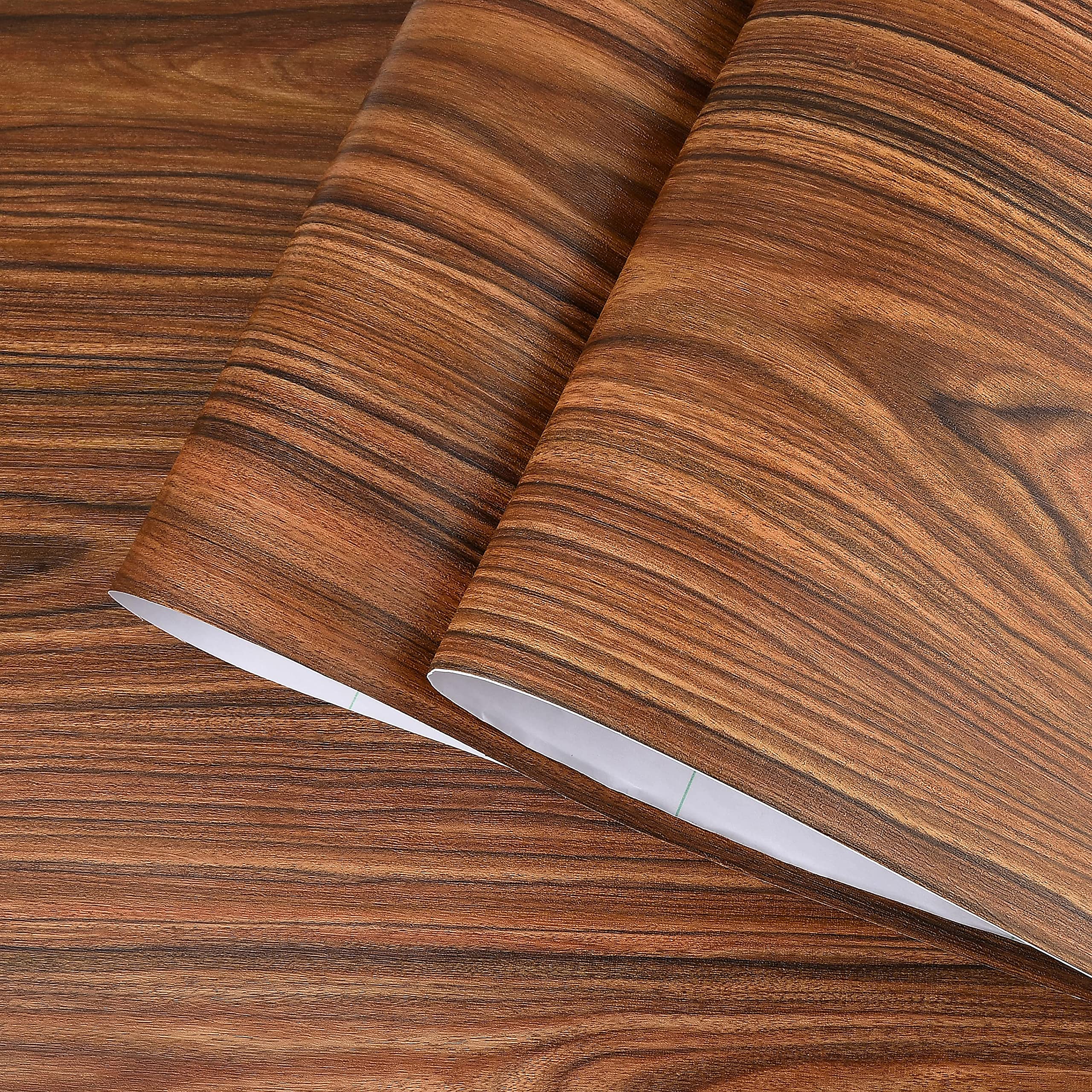 RAUSHIK Self Adhesive Wood Grain Wallpaper Waterproof Old Furniture Vinyl Stickers Wooden Door Wardrobe Desktop PVC Wall Papers (24X120 in, Wood Texture-31) (B09DBVM3PP) Amazon Price History, Amazon Price Tracker