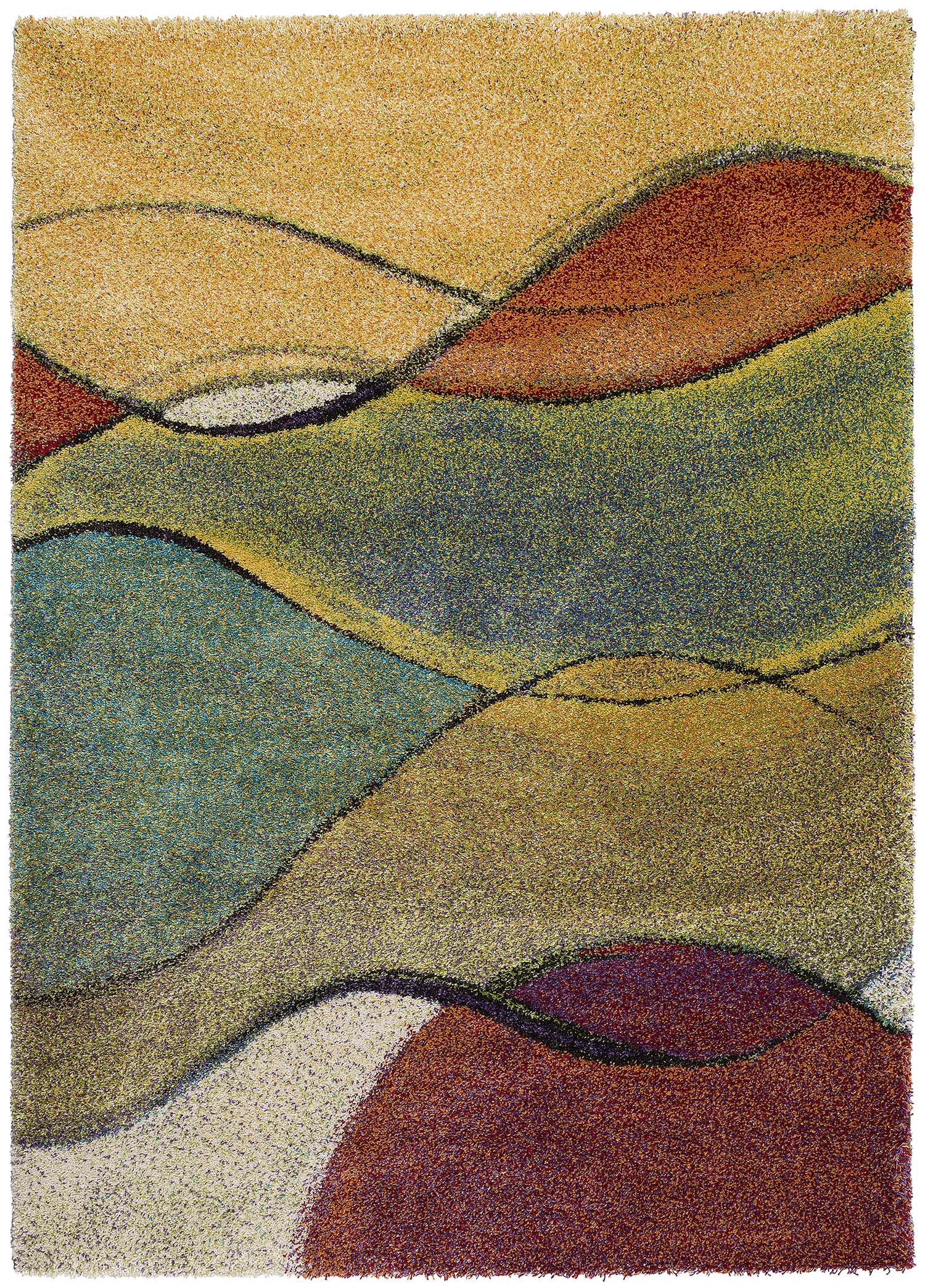 KadimaDesignDesigner Rug Modern Carpet MIREIA 67 x140cm 25 Multi Color