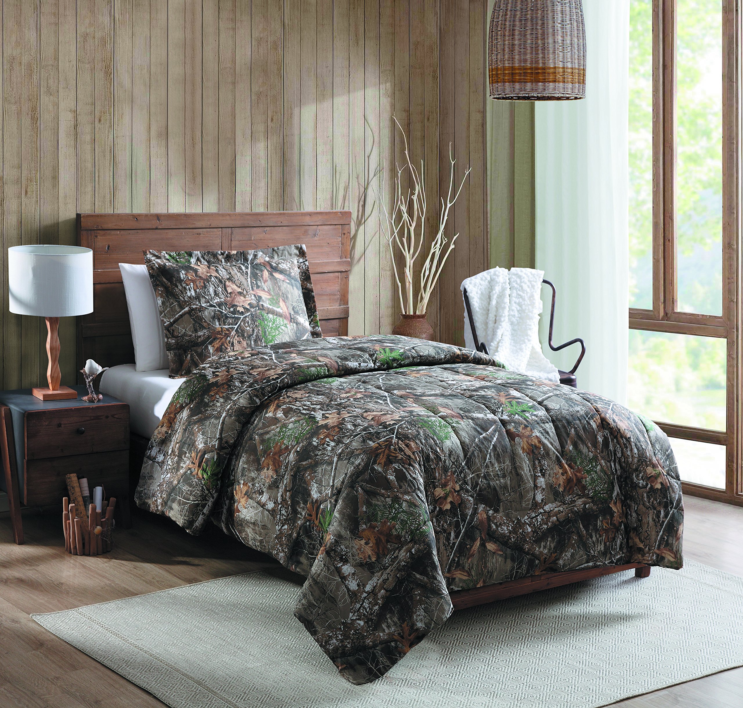 Realtree Edge Twin Comforter Set, Tan