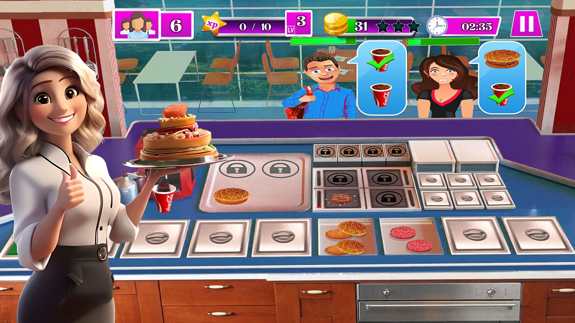 Cooking Master Burger Chef GameAmazonアプリストアのアプリ
