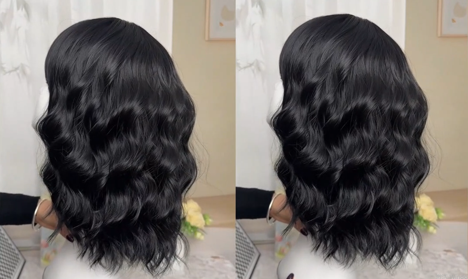 Amazon.com : AISI HAIR Bob Curly Wig Synthetic Short Black 