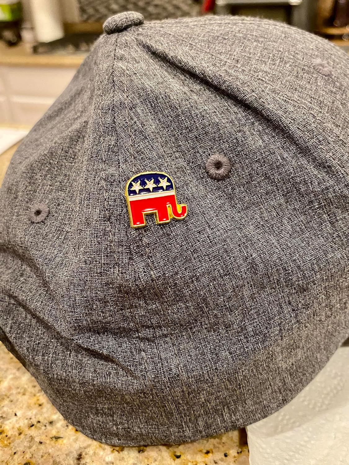 Wholesale Bulk 20 Pack of Republican Party Elephant Lapel or Tie Pins - Perfect for Campaign Events, Election Parties and Staff Gifts