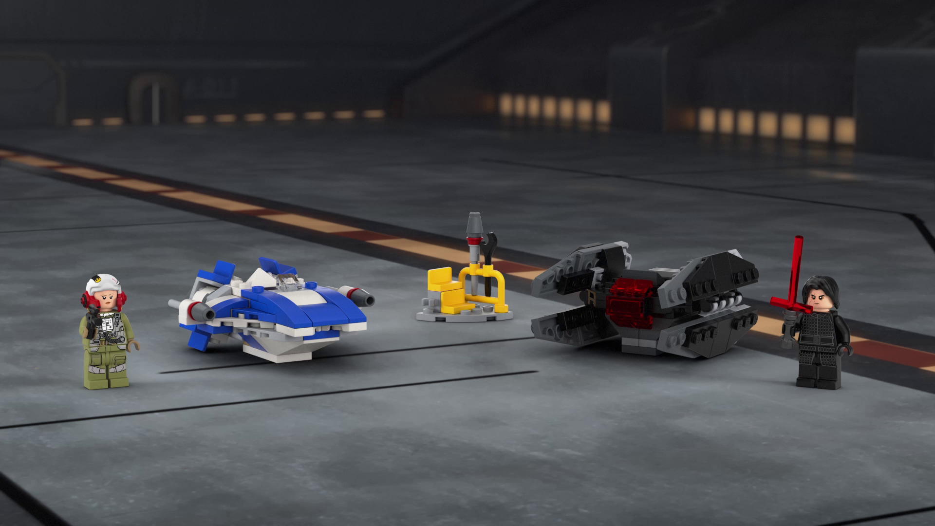 LEGO 75196 Star Wars A-Wing™ vs. TIE Silencer™ Microfighters – Bild 8