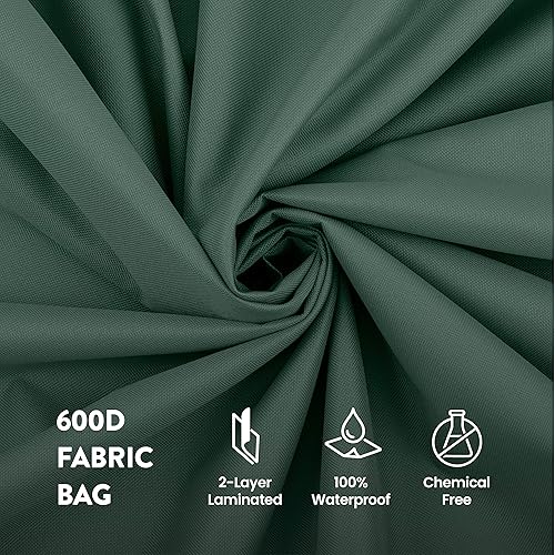 Miniatura 5 de ZOBER - Bolsa de almacenamiento para árbol de Navidad con apertura extra ancha, se adapta a hasta 2,3 m. Árboles artificiales altos, desmontables,