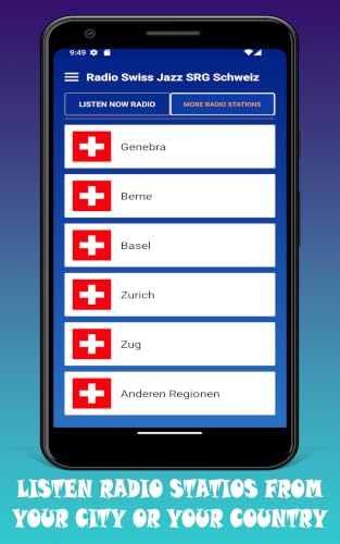 Radio Swiss Jazz App CH Online - Radio Suisse FM et AM à écouter sur votre téléphone ou tablette – vue 4