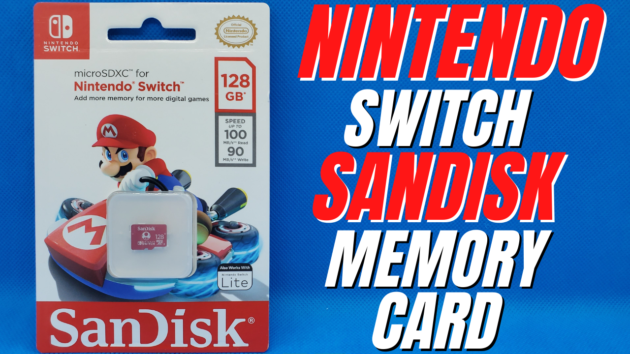 Watch Sandisk 128GB Micro SD Card for Nintendo Switch Overview on